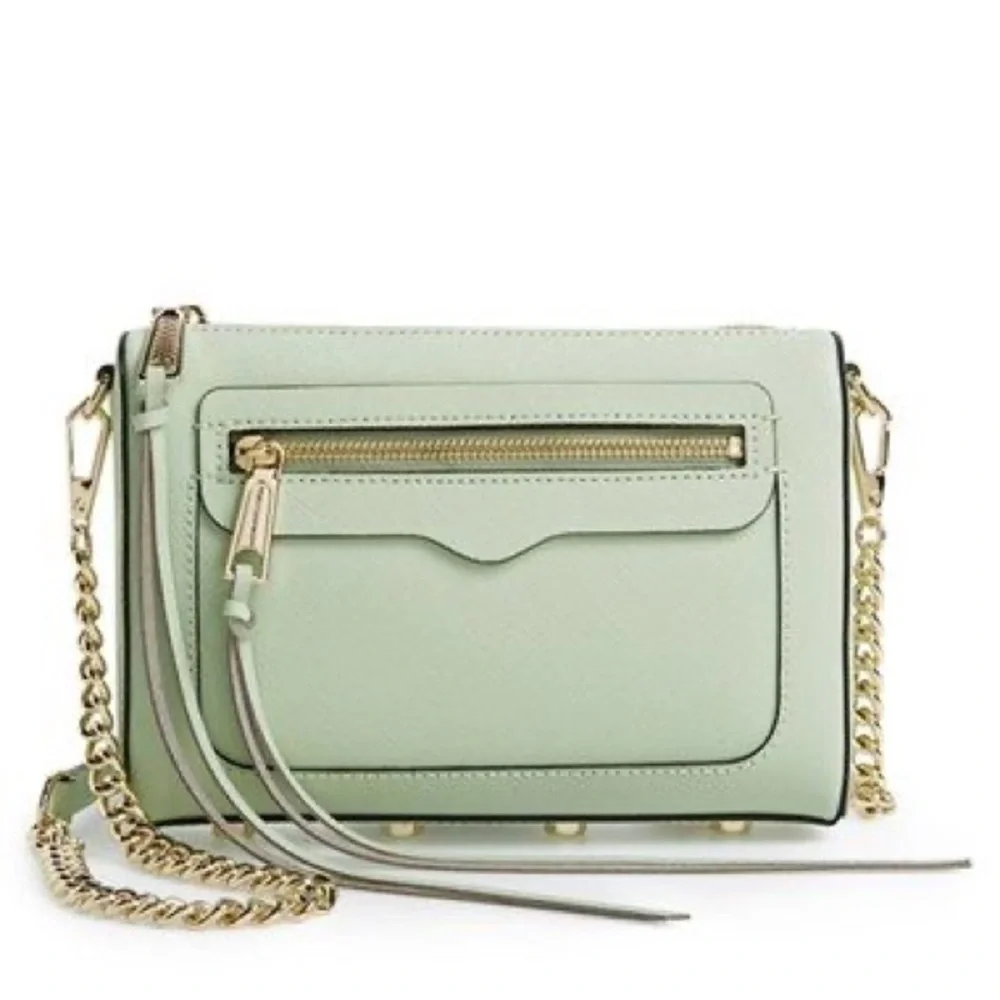 ***BRAND NEW*** Rebecca Minkoff Avery Mint Green Crossbody bag - Picture 2 of 7